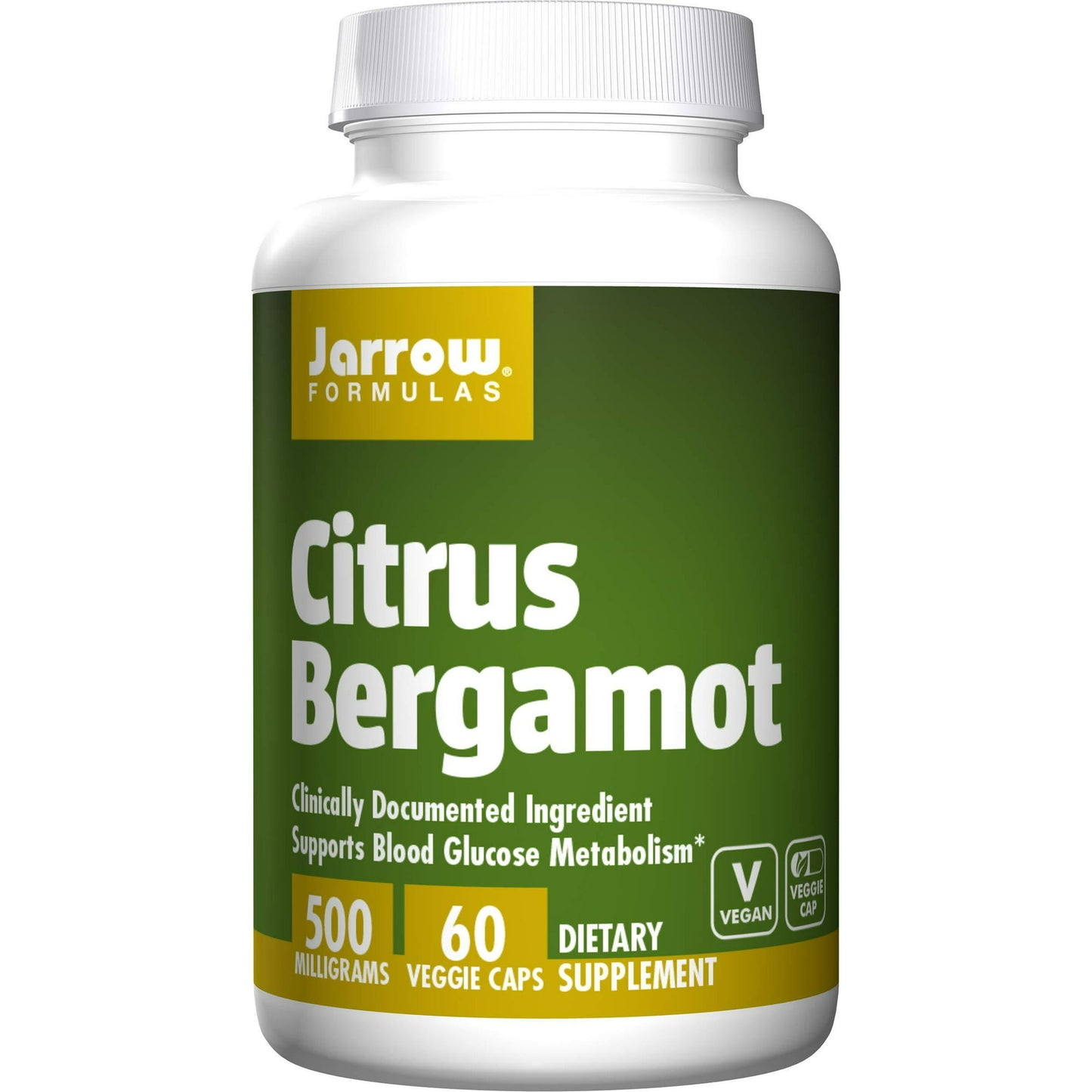 Jarrow Formulas Citrus Bergamot, 500 Mg, 60 ct Exp: 05/2025 Pack of 2