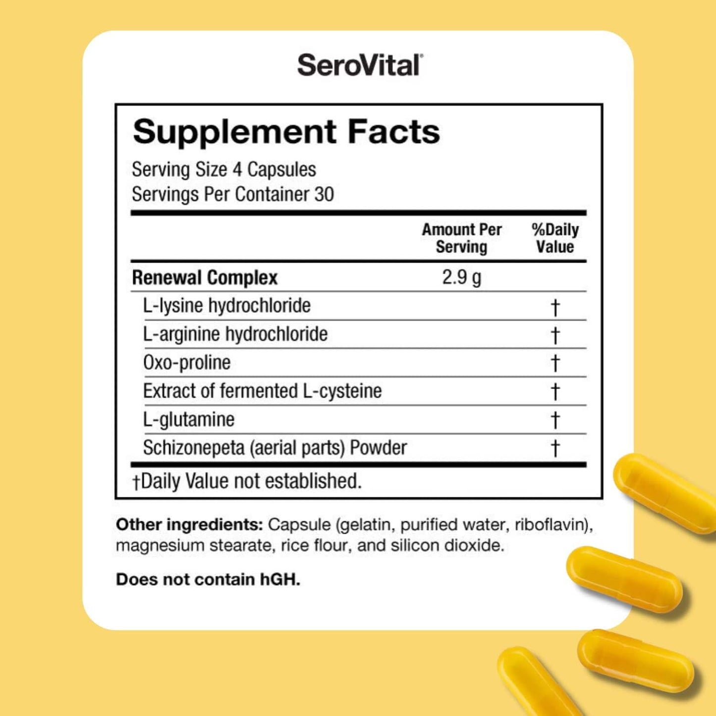 SeroVital Bundle Renewal Complex 120 Count for Women + Fruit Punch Powder 14ct