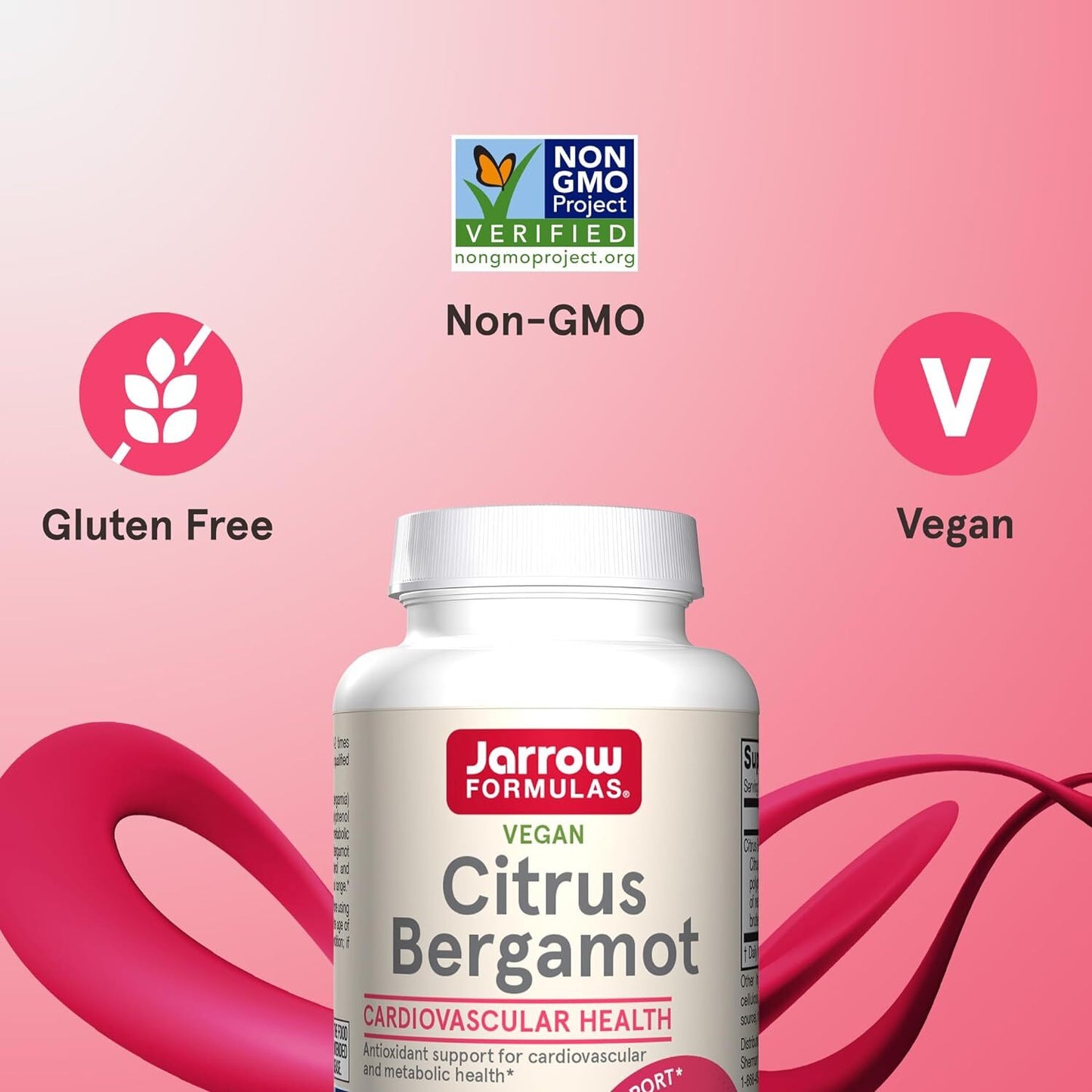 Jarrow Formulas Citrus Bergamot, 500 Mg, 60 ct Exp: 05/2025 Pack of 2