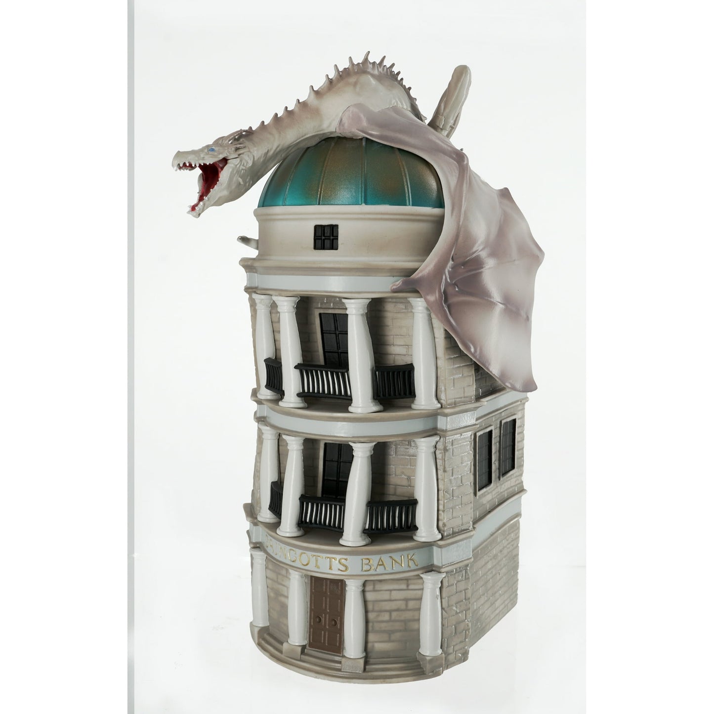 Harry Potter Diagon Alley Gringotts Bank Dragon PVC Figure Coin Bank Piggy Bank