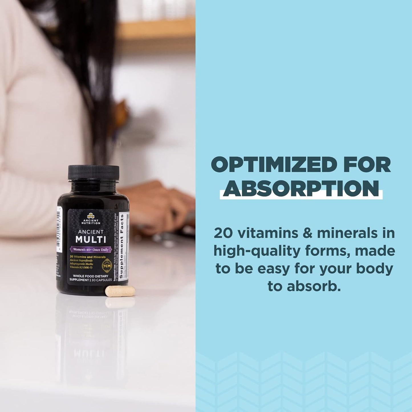 Ancient Multi Women's 40+ Once Daily Vitamin Supplement 30ct
