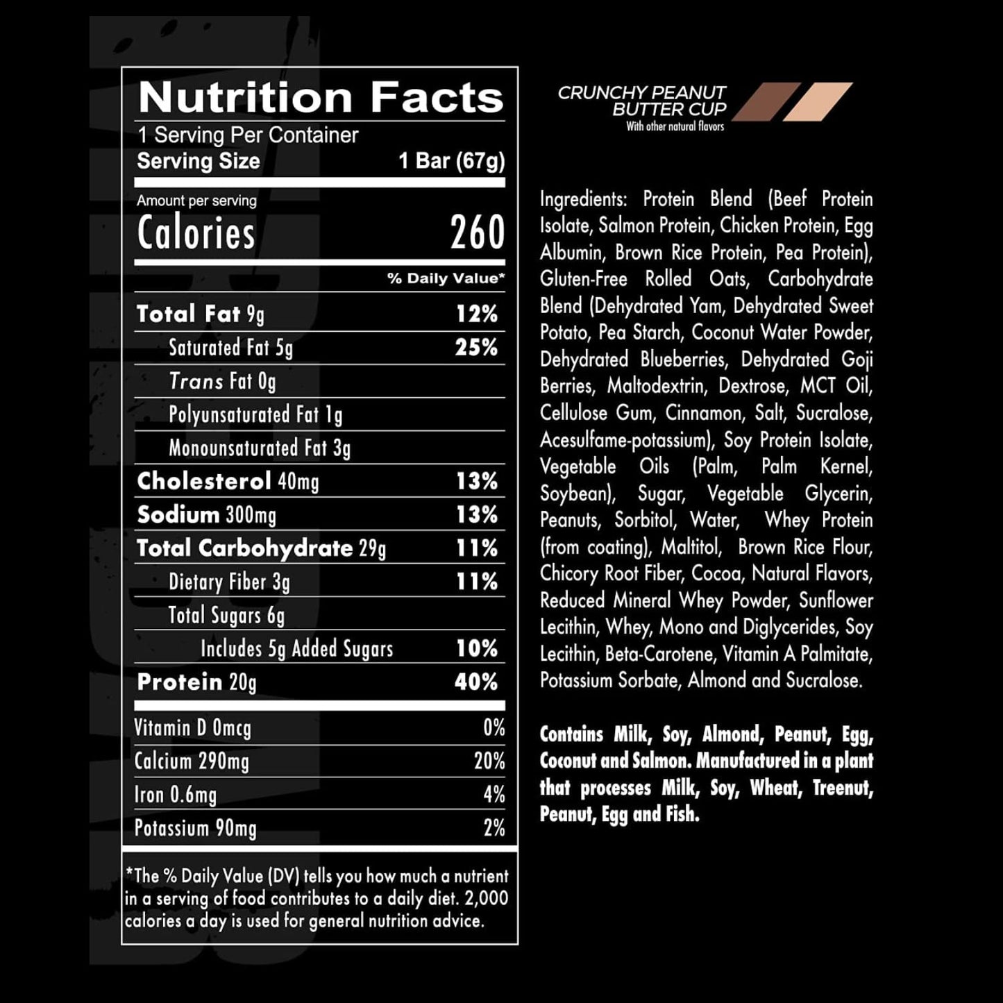REDCON1 MRE Protein Bar, Blueberry Cobbler - Contains MCT Oil + 20g of Whole Food Protein - Easily Digestible, Macro Balanced Low Sugar Meal Replacement Bar (12 Bars)
