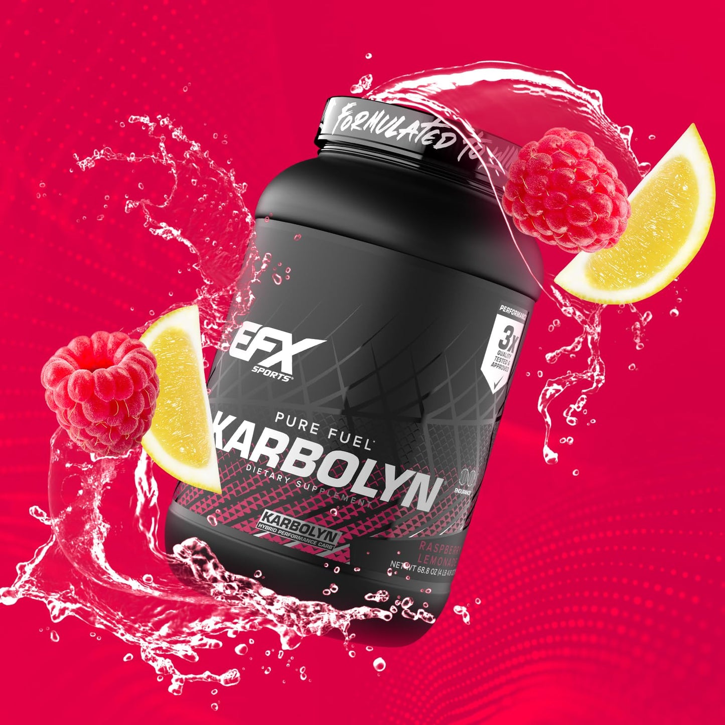 EFX Sports Karbolyn Fuel | Fast-Absorbing Carbohydrate Powder | Carb Load, Sustained Energy, Quick Recovery | Stimulant Free | 39 Servings (Neutral)
