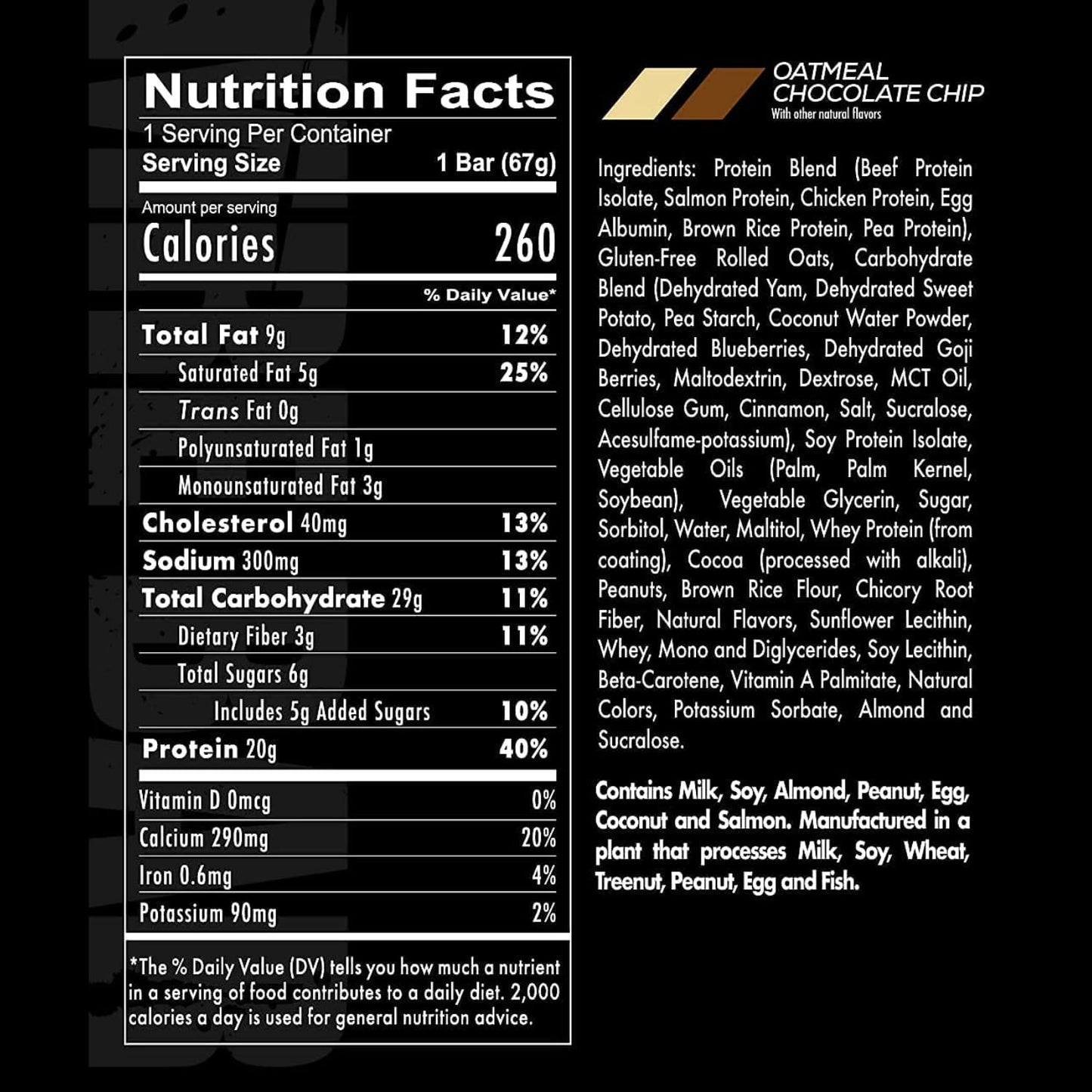 REDCON1 MRE Protein Bar, Blueberry Cobbler - Contains MCT Oil + 20g of Whole Food Protein - Easily Digestible, Macro Balanced Low Sugar Meal Replacement Bar (12 Bars)