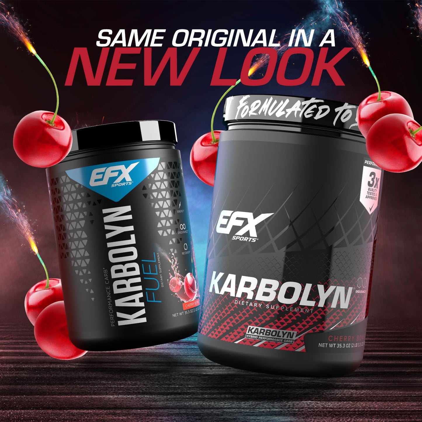 EFX Sports Karbolyn Fuel | Fast-Absorbing Carbohydrate Powder | Carb Load, Sustained Energy, Quick Recovery | Stimulant Free | 39 Servings (Neutral)