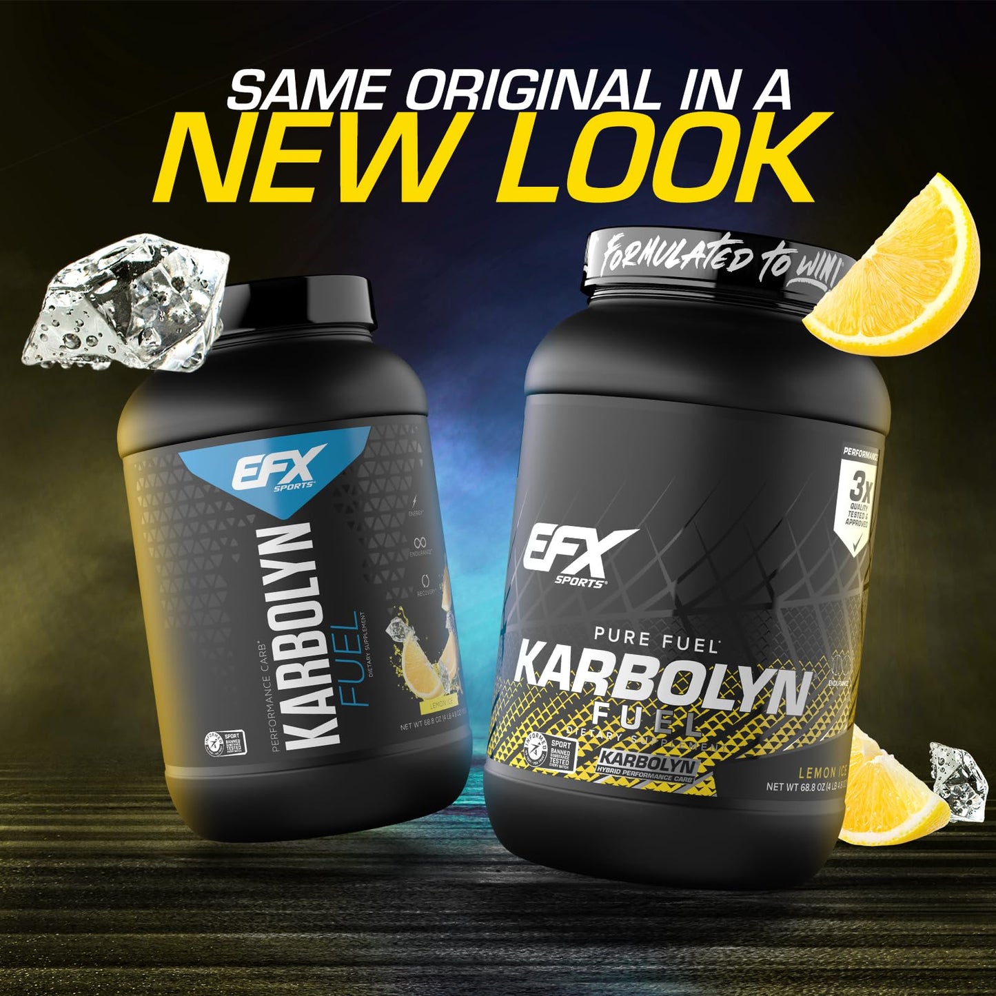EFX Sports Karbolyn Fuel | Fast-Absorbing Carbohydrate Powder | Carb Load, Sustained Energy, Quick Recovery | Stimulant Free | 39 Servings (Neutral)