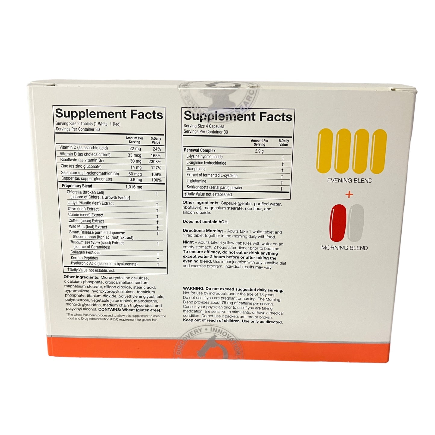 Serovital Advanced Anti-Aging Therapy Dietary Supplement 120 Capules + 60 Tablets