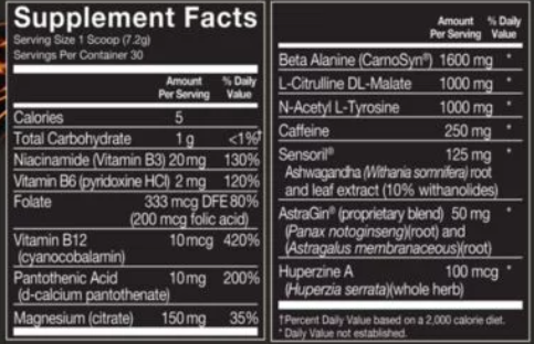 BodyTech Flash Point Pre Workout Concentrate for Energy, Focus & Stamina, Pineapple (201 Grams Powder)