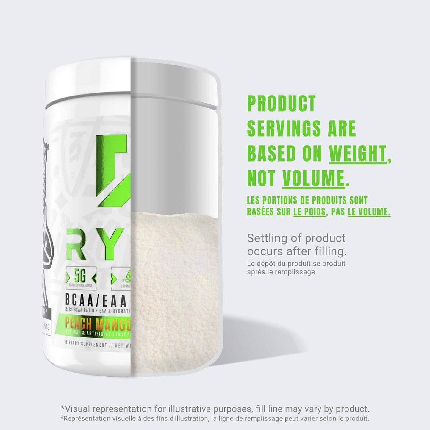 RYSE BCAA+EAA Strawberry Pineapple 30 Servings Pack of 3