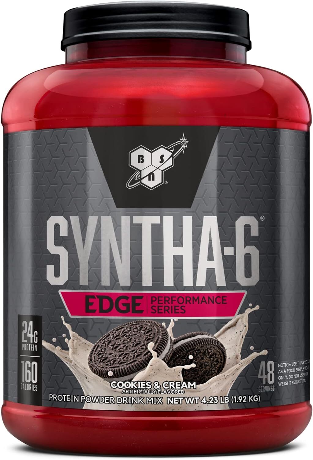 Syntha-6 Edge®, Protein Powder Drink Mix, Cookies & Cream, 4.23 lb (1.92 kg)