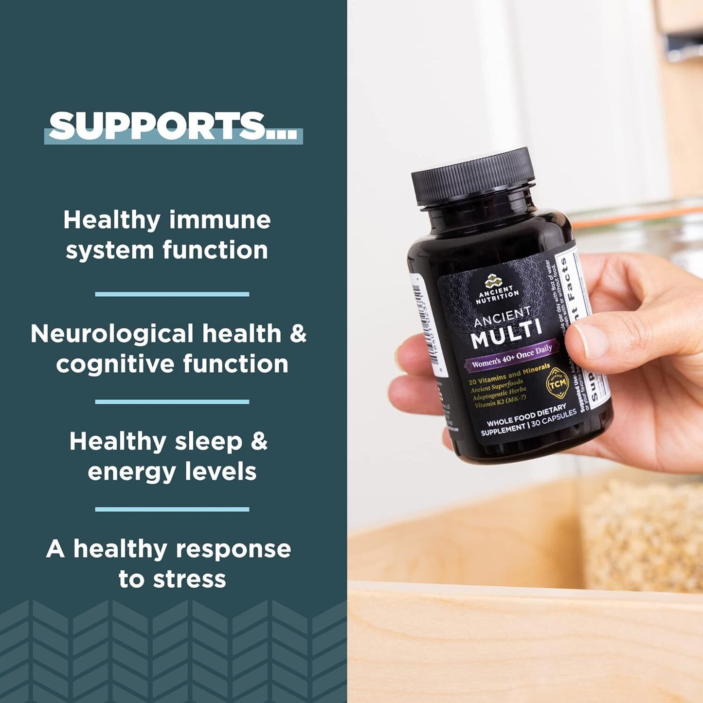 Ancient Multi Women's 40+ Once Daily Vitamin Supplement 30ct