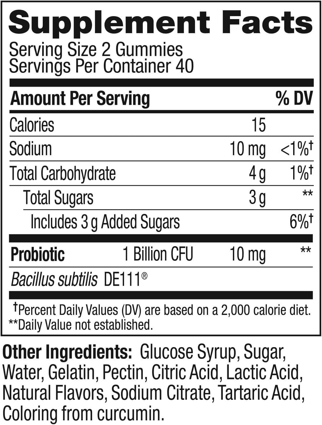 OLLY Probiotic Gummy Immune & Digestive - Gut Health Mango 80 Ct - Pack of 5
