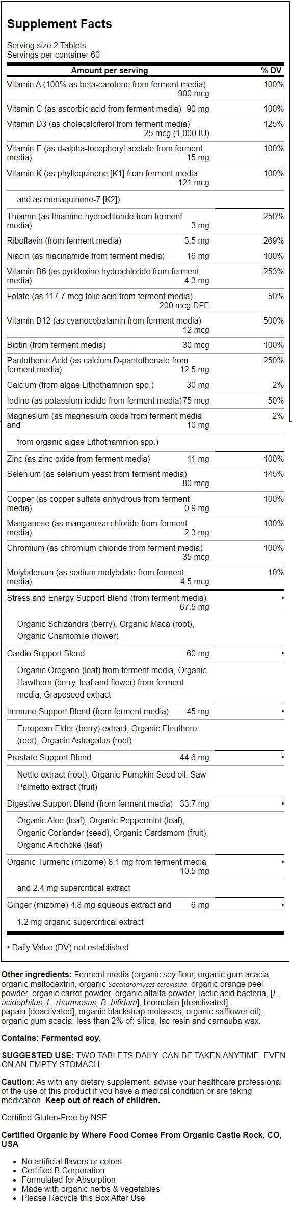 New Chapter Every Man Multivitamin Tablets, 120 Ct