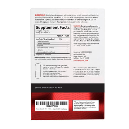 Novex Biotech Growth Factor 9 120 Capsules