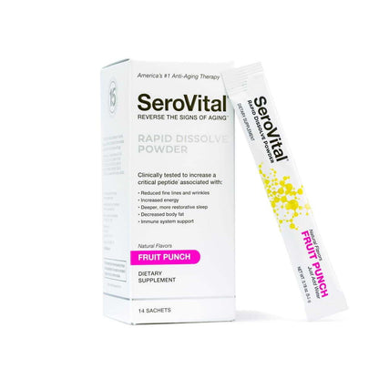 SeroVital Bundle Fruit Punch Powder 14ct + Advanced 120 Ct+60 Tab 30 Day Dietary