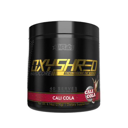 EHPlabs OxyShred Hardcore Pre Workout Powder - Cali Cola, 40 Servings