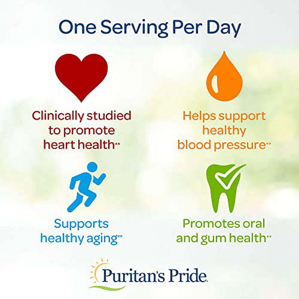 Puritan's Pride Q-Sorb Coq10 100Mg, Supports Heart Health,  60 Ct