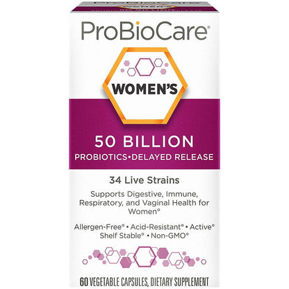 Probiocare Probiotic for Women - 50 Billion CFUs (60 ct) Exp: 03/2025
