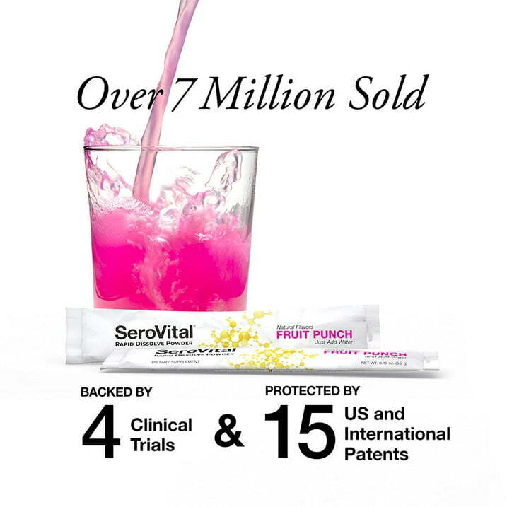 SeroVital Bundle Fruit Punch Powder 14ct + Advanced 120 Ct+60 Tab 30 Day Dietary