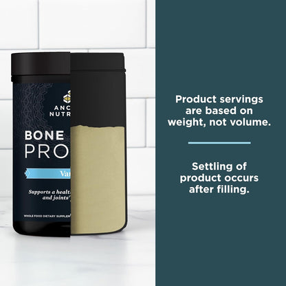 Ancient Nutrition Bone Broth Protein Powder Vanilla 17.4 Oz