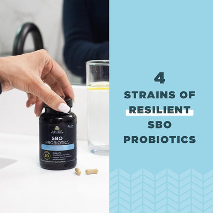 Ancient Nutrition SBO Probiotics Ultimate 50 Billion CFU 60 Caps