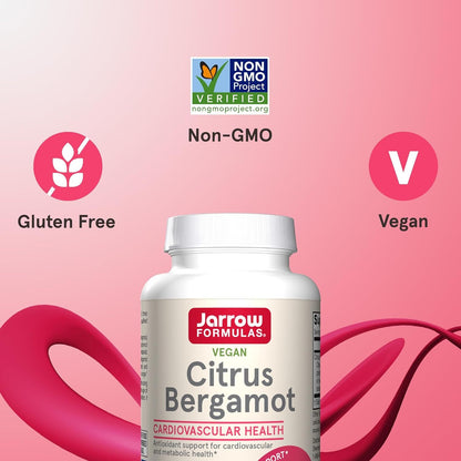 Jarrow Formulas Citrus Bergamot, 500 Mg, 60 ct Exp: 05/2025 Pack of 2