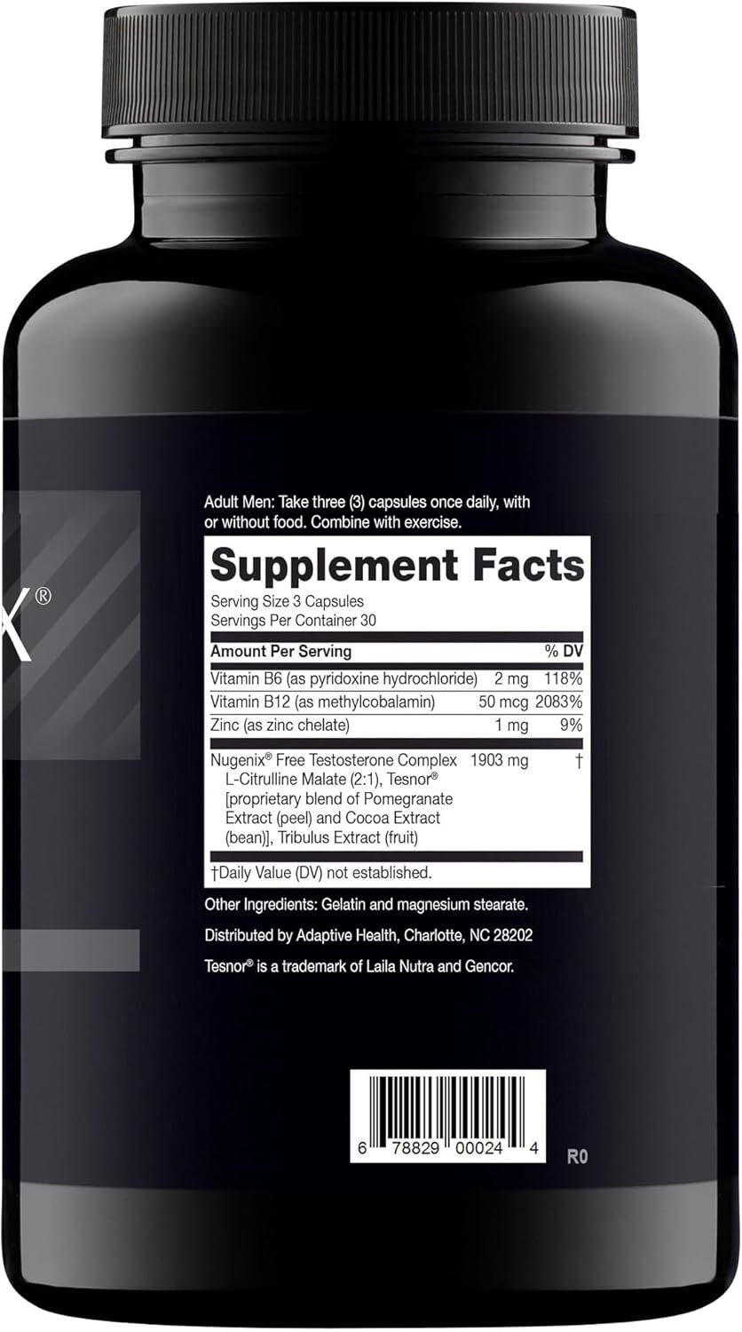 Nugenix T Boost - Free Testosterone Booster 90 Ct (Pack of 2)
