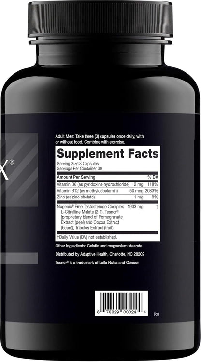 Nugenix T Boost - Free Testosterone Booster 90 Ct (Pack of 2)