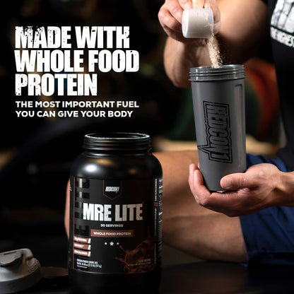 Redcon1 Mre Lite  Vanilla Milkshake Protein Power Drink Mix Size 33.33 Oz Pack 2