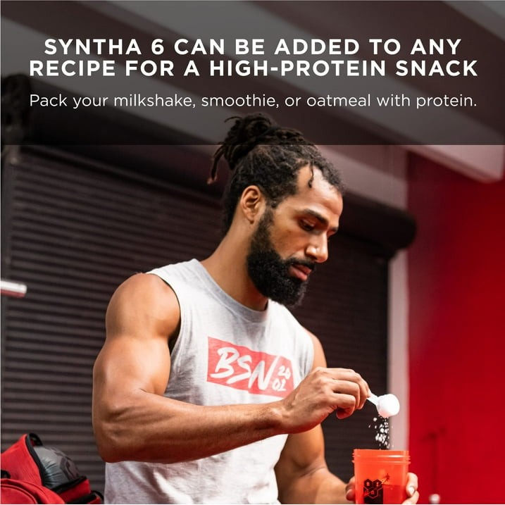 BSN SYNTHA-6 Edge Hydrolyzed Whey Protein Isolate Strawberry 4.01 LB 48 SERVINGS
