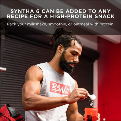 BSN SYNTHA-6 Edge Hydrolyzed Whey Protein Isolate Strawberry 4.01 LB 48 SERVINGS