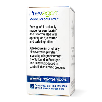 Prevagen Regular Strength Capsules, 60ct 2 Pack, Prevagen with Apoaequorin & Vitamin D