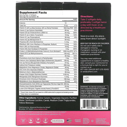 Zahler Prenatal  DHA 300 180 Softgels Gluten-Free, GMP Quality Assured, Kosher