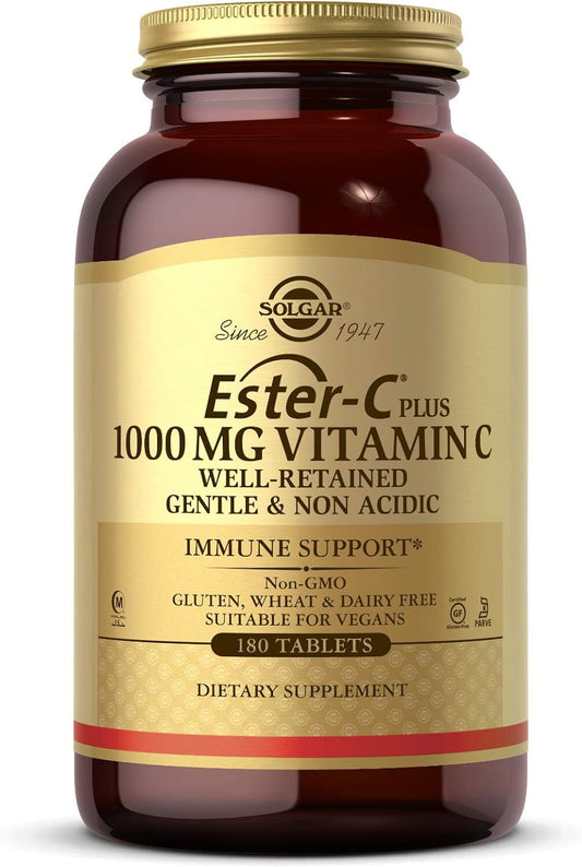 Solgar Ester-C 1000 mg Vitamin C , 180 Tablets