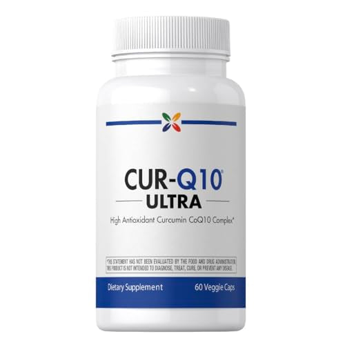 Stop Aging Now - CoQ10 200mg - 60 Capsules - Antioxidant Curcumin Complex Supplement