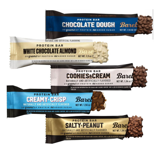 Barebells Mixed 5 Favorite Flavor Bars–20 Bars,No Retail Box,Secure & Authentic