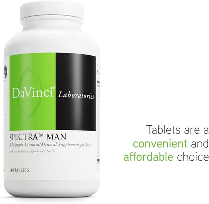 DaVinci Laboratories of Vermont, Spectra Man, Multiple Vitamin/Mineral, 240