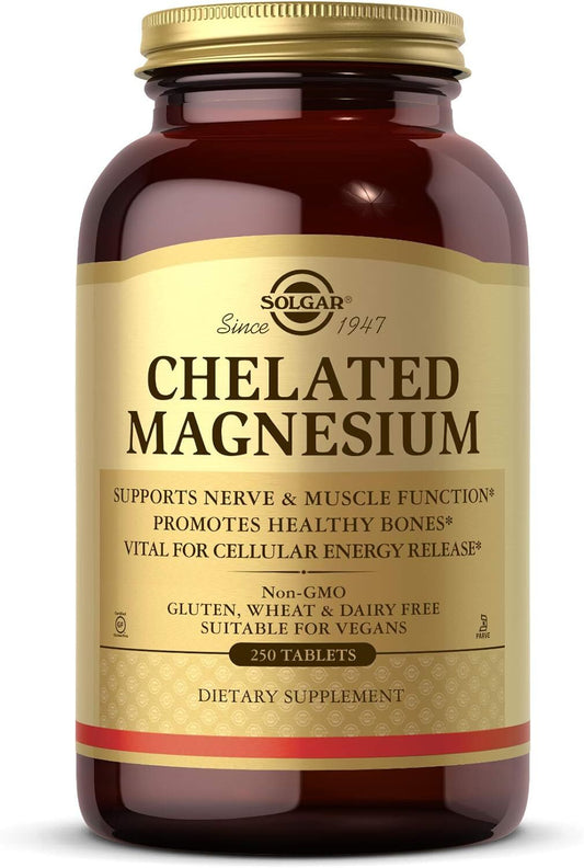 Solgar Chelated Magnesium 250 Tablets