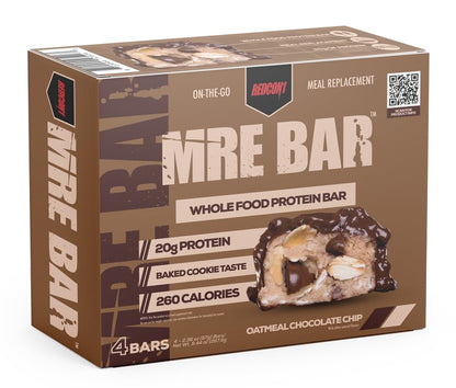 REDCON1 MRE Protein Bar, Blueberry Cobbler - Contains MCT Oil + 20g of Whole Food Protein - Easily Digestible, Macro Balanced Low Sugar Meal Replacement Bar (12 Bars)