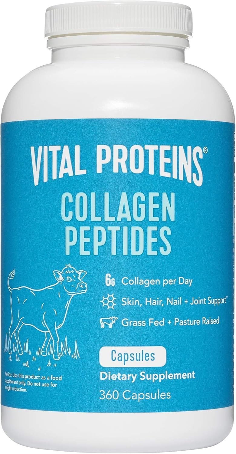 Serovital Advanced 180 Caps + Vital Proteins Collagen 360 Caps Wellness Bundle