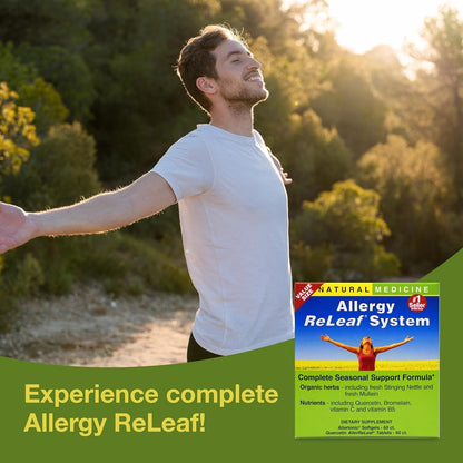 Herbs Etc Allergy ReLeaf System - 2 Bottles (Allertonic & Quercetin) 60+60