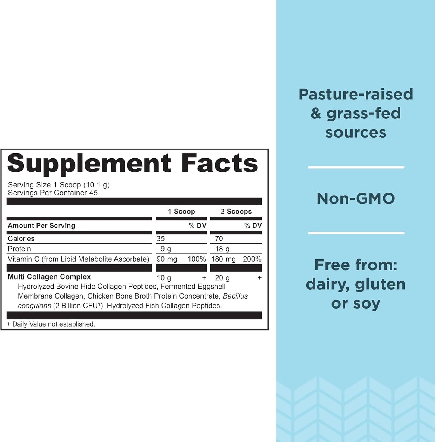 Ancient Nutrition Multi Collagen Protein 16oz / 454.5g ( Pack of 3 )