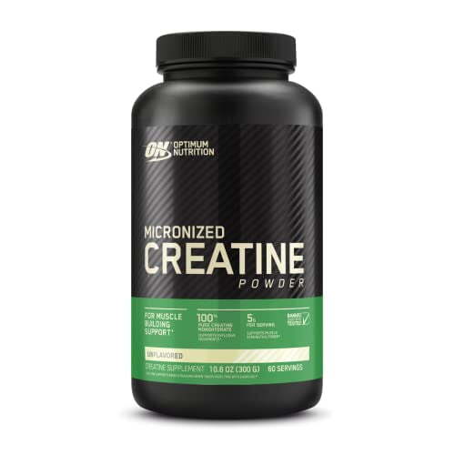 Optimum Nutrition's Micronized Creatine Powder Unflavored Keto 60 Servings