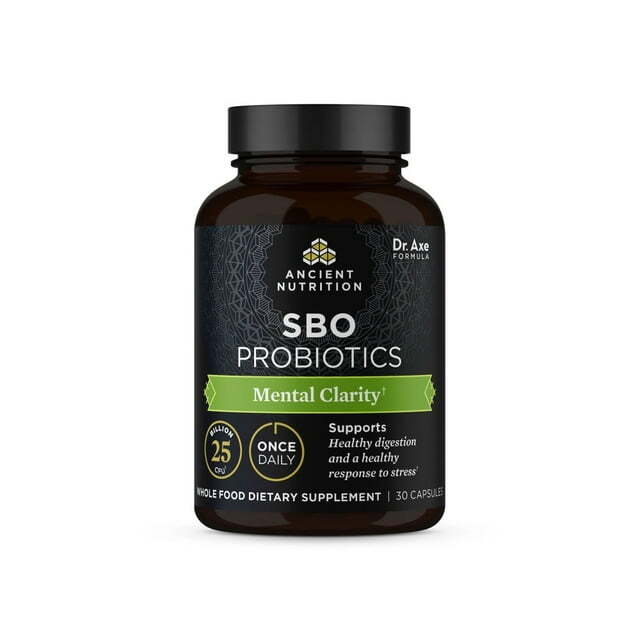 Ancient Nutrition SBO Probiotics Mental Clarity Once Daily -- 30 Capsules