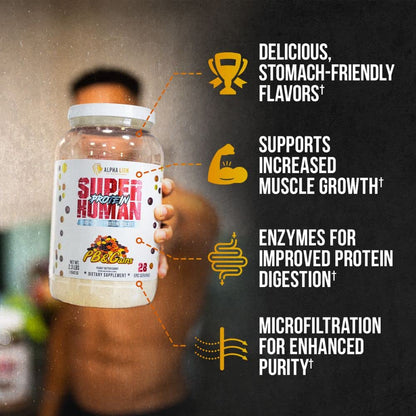 ALPHA LION Superhuman Whey Protein Powder, Great Tasting Pure Whey Protein Isolate, Low Carb, Low Sugar, No Bloat Post Workout, Muscle Recovery & Growth (28 Servings, Orange Gainsicle)