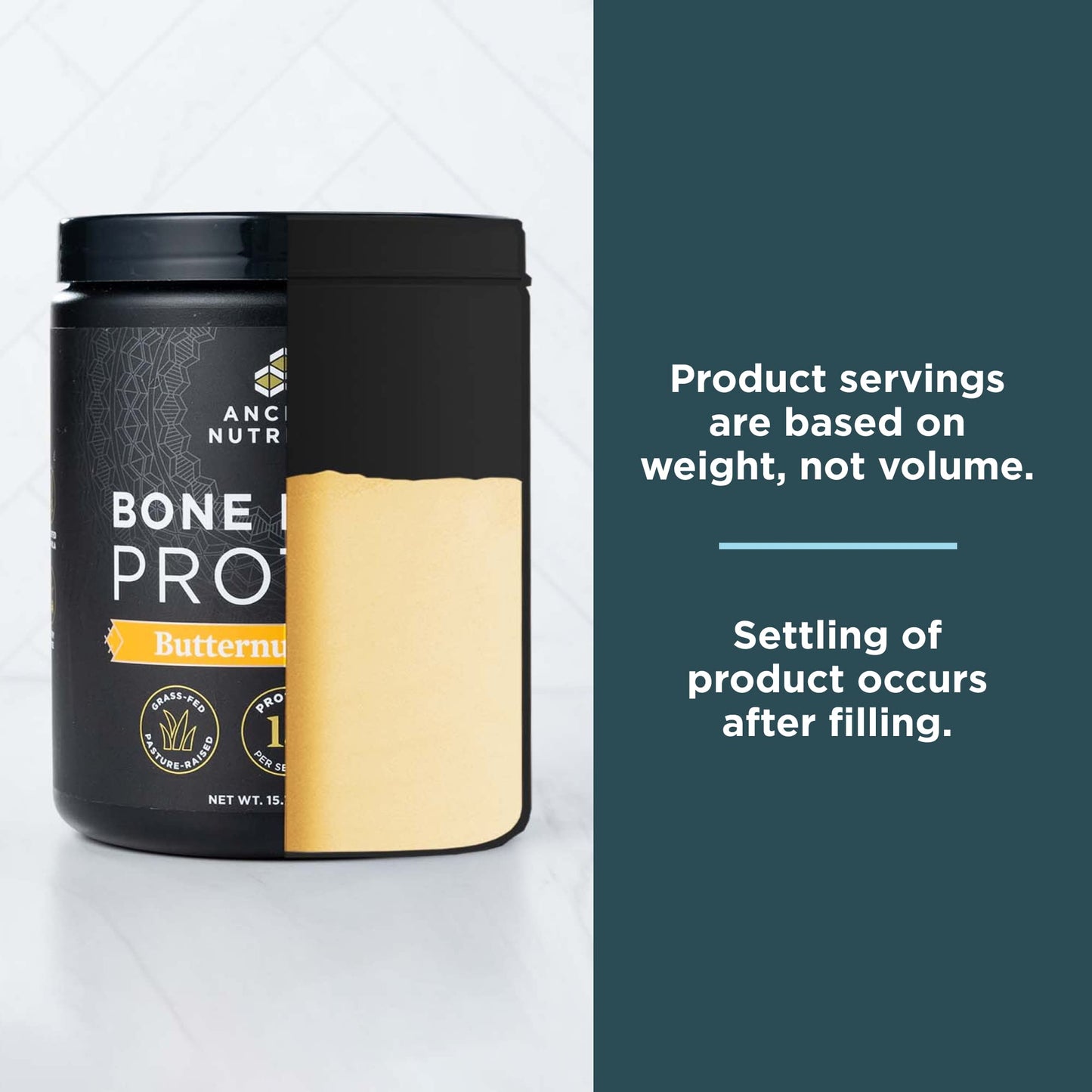 Ancient Nutrition Grass Fed, Cage Free, Bone Broth Protein Powder, 20g Protein, Hydrolyzed Collagen Peptides, Keto & Paleo Friendly, Supports Joint, Gut Health, Vanilla, 20 Servings