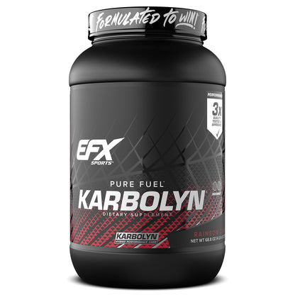 EFX Sports Karbolyn Fuel | Fast-Absorbing Carbohydrate Powder | Carb Load, Sustained Energy, Quick Recovery | Stimulant Free | 39 Servings (Neutral)