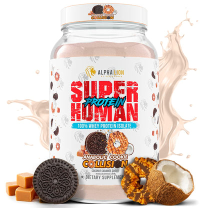 ALPHA LION Superhuman Whey Protein Powder, Great Tasting Pure Whey Protein Isolate, Low Carb, Low Sugar, No Bloat Post Workout, Muscle Recovery & Growth (28 Servings, Orange Gainsicle)