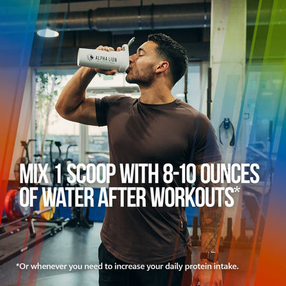 ALPHA LION Superhuman Whey Protein Powder, Great Tasting Pure Whey Protein Isolate, Low Carb, Low Sugar, No Bloat Post Workout, Muscle Recovery & Growth (28 Servings, Orange Gainsicle)
