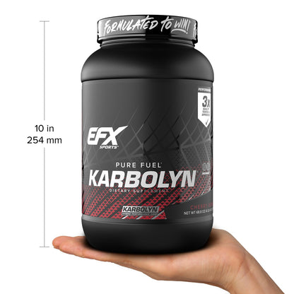 EFX Sports Karbolyn Fuel | Fast-Absorbing Carbohydrate Powder | Carb Load, Sustained Energy, Quick Recovery | Stimulant Free | 39 Servings (Neutral)